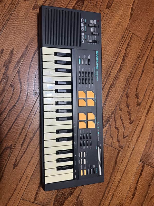Casio SK-5 Vintage 1980s Sampling Keyboard / Lo-Fi Sampler image 1