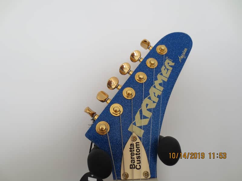 Kramer Baretta 2018 Blue Sparkle "custom" 1 of 1...TOTALL ..$349...2 weeks left ONLY! image 1
