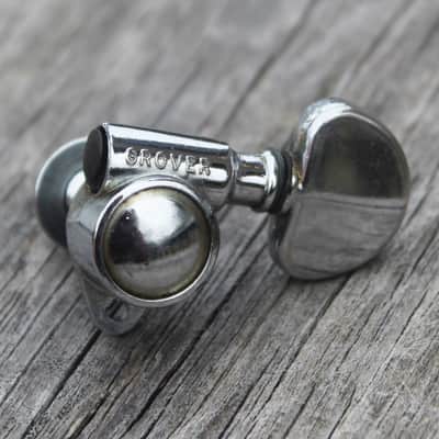 Vintage 1970's Gibson Milk Bottle Grover Rotomatic Tuner Bass Side Chrome (02172) image 1