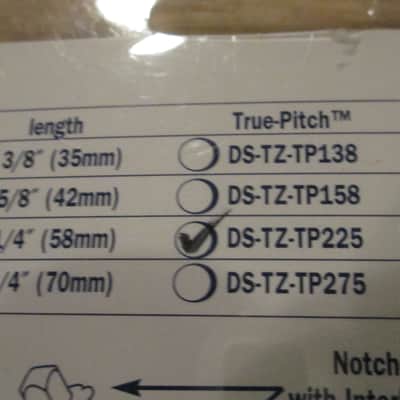 Pair of 10 Count Packages of DW Tunerz 2 & 1/4” (58mm) Chrome Tension Rods - True Pitch 10 / DS-TZ-TP225 image 10