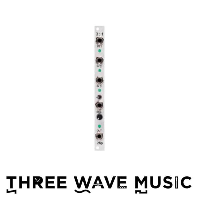 2hp 3:1 - Voltage Controlled Switch [Three Wave Music] image 1