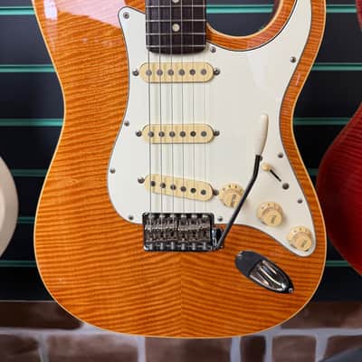Fender Aerodyne Special 100DMC Flame Amber 2006-08 Electric Guitar image 4