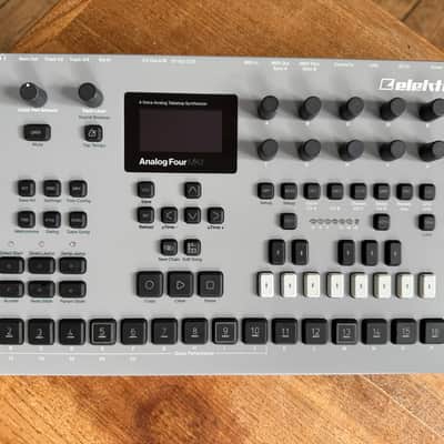 Elektron Analog Four MKII 4-Voice Tabletop Analog Synthesizer 2017 - Present - Grey image 3