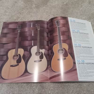Vintage 1986 CF Martin Instruments Full-Color Guitar Catalog! Rare, Original Case Candy, Paperwork! image 5