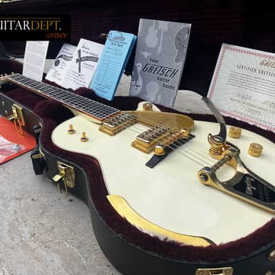 ✮RARE✮SUPERB✮2017 Gretsch G-6134 LTV White Penguin ✮ LACQUER TV JONES ! ✮ COA ✮ AMAZING image 4