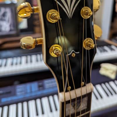 Harley Benton Custom Line King Jumbo CE NT Acoustic Electric Guitar image 2