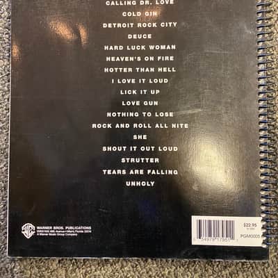 KISS guitar anthology series Book 2000 image 3