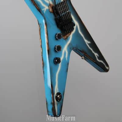 Dean USA Dime Series Rust From Hell Left Handed Handpainted Electric Guitar with Case image 1
