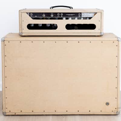 1963 Fender Showman Blonde Brown Panel Vintage Piggyback Tube Amp 1x15 Tone Ring w/ JBL D130F image 8