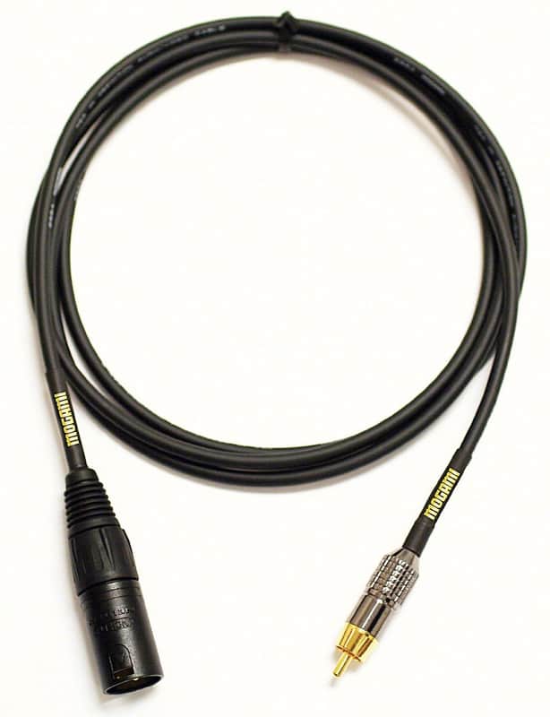 Mogami Gold XLRM-RCA-12 XLR Male to RCA - 12' image 1