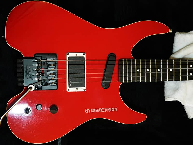 Steinberger GM5T 1987-88 Newburgh USA RED w/Transtrem System imagen 1