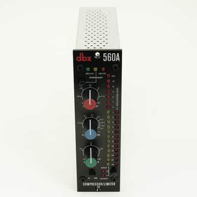 dbx 560A 500 Series Compressor / Limiter Module 2010s - Black image 2