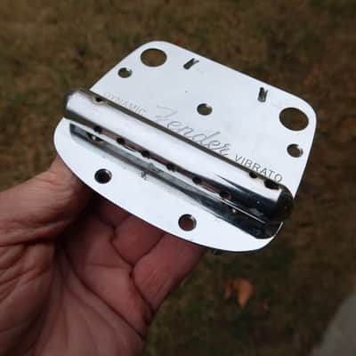 Fender Mustang Tailpiece 1965 - Nickle "Pat Pend" Nice image 14