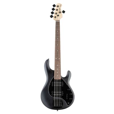 Sterling By Music Man StingRay RAY5HH Bass Guitar - Stealth Black image 2