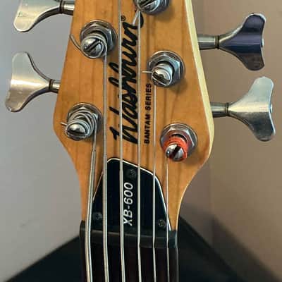 Washburn XB-600 Black 6 String Electric Bass image 2