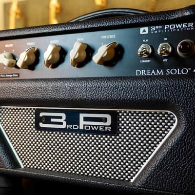 3 RD Power  Dream Solo 4 68’ Plexi Head  22 Watts Hand Wired  Black image 1