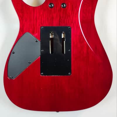 Ibanez RG470PB RG Standard, Poplar Burl Top, Red Eclipse Burst image 12