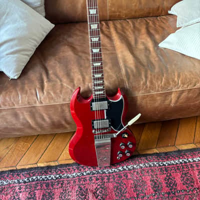 Gibson Custom Shop '61 Les Paul SG Standard Reissue with Vibrola 2000 Cherry image 5