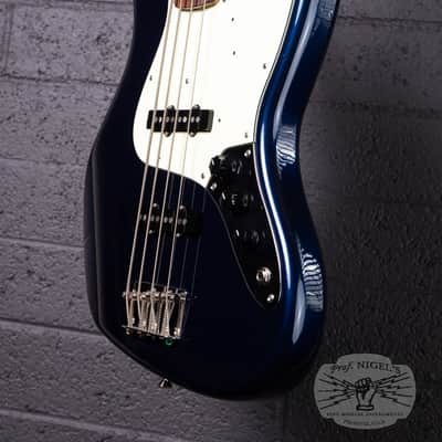 Tokai AJB114 MIJ Jazz Bass Gunmetal Blue Metallic Matching Headstock Made in Japan image 7