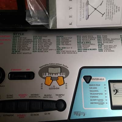 Yamaha PSR-170 Keyboard Digital Grand Piano Learning System w/Original Box & Manual, Like New Shape! image 2