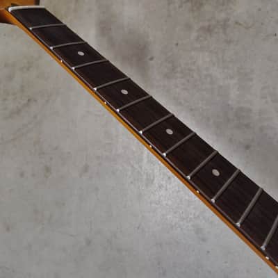 Roasted Maple Strat Neck fits fender Stratocaster body 21 frets 60s style image 2