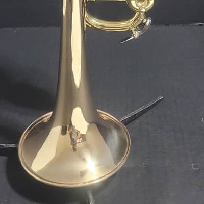 Bach Stradivarius 43G Bell Trumpet, 2 Mouthpieces &2 handle hardwood case. - Clear Lacquer image 6