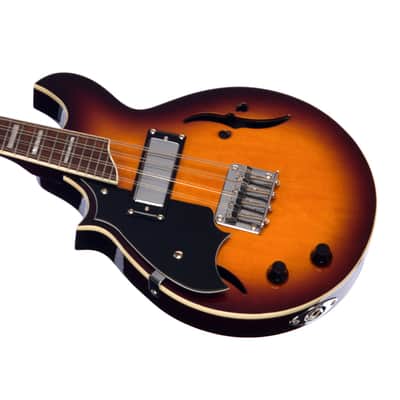 Airline Guitars H35 Batwing Mandolin Honeyburst Left-Handed image 4