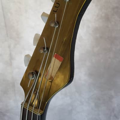 60's-70's German Jazz Bass Guitar Long Scale 4 String Rellog Gitona image 8