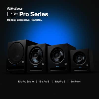 PreSonus Eris Pro 4 Studio Monitor — Bi-Amped, Active, 4.5-inch Coaxial Studio Monitor for Audio Recording & Mixing, Ceiling- & Wall-Mountable image 6