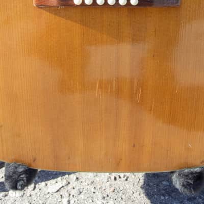 1950 National 1155 Dreadnought J-50 Gibson Body Acoustic Guitar - Natural image 20