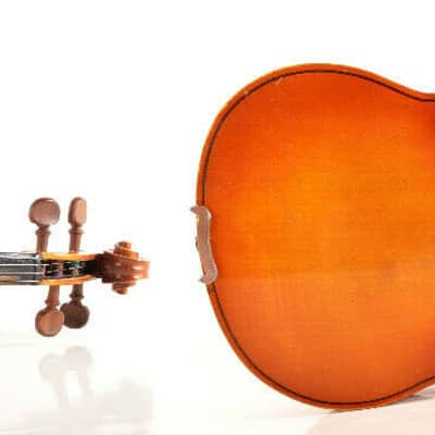 Old Vintage German Made 4/4 Master Violin Jacobus STAINER+Leather&Wooden Case~Video~ image 5