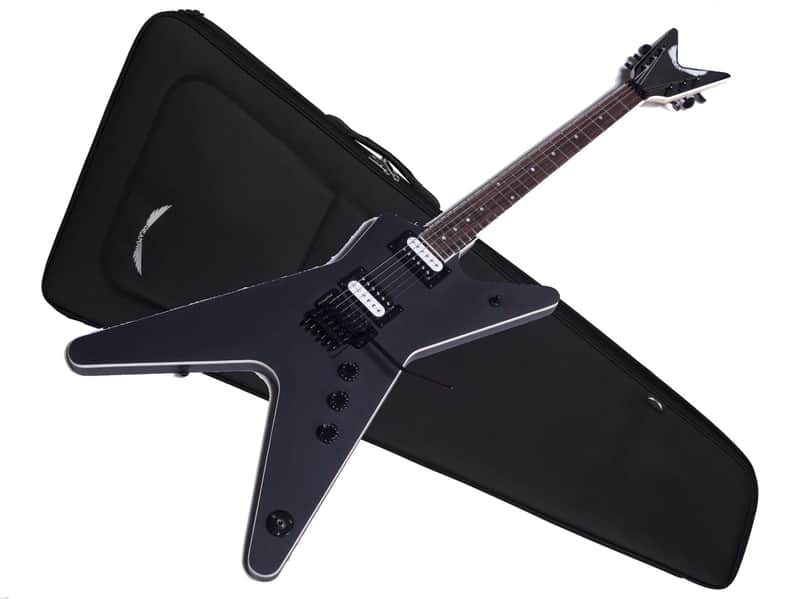 DEAN ML XF electric GUITAR new Black Satin  w/ Gig BAG - Floyd Rose - MLXF - B-stock image 1