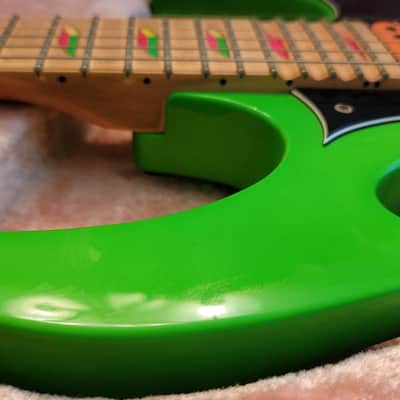 Ibanez JEM777-LG Steve Vai Signature with Edge Tremolo 1987 - 1988 - Loch Ness Green image 3