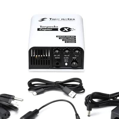 Two Notes Torpedo Captor X 8ohm Stereo Reactive Load Box / Attenuator 2020 - White image 3