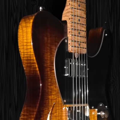 CP Thornton Thinline Classic II-European Fiddleback Ash-Tobacco Burst (Authorized Dealer) image 7