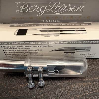 NOS - Berg Larsen Metal Tenor Saxophone Mouthpiece SMS - 115/01 2010s - Silver image 1