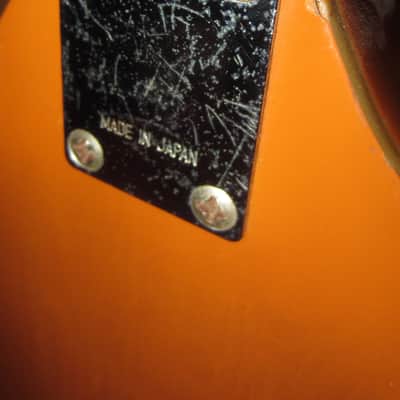 Vintage circa 1969 Teisco EKO Violin Bass Copy Natural Finish w/ Gig Bag image 7