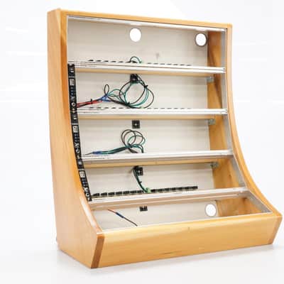 Custom 15U 104HP Wooden Eurorack Case w/ Synth Rotek Super Power Modules #52894 image 17