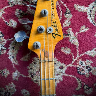 1973 Fender Precision Bass with Maple Fretboard in Natural Finish image 5