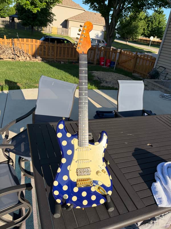 Warmoth/Fender Stratocaster 2026 - Buddy Guy Signature Fender polka bot image 1