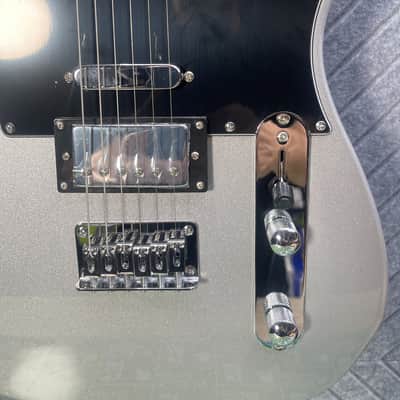 Firefly FF-TLS Baritone HSS Tele Sterling Silver Last One! SkunkWerx In USA Setup and Fret Polish image 3