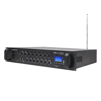 PAC180-6 | 180W 6-Zone 70V/100V Commercial Power Amplifier with Bluetooth, Aluminum, for Restaurants, Lounges, Bars, Pubs, Schools and Warehouses image 3