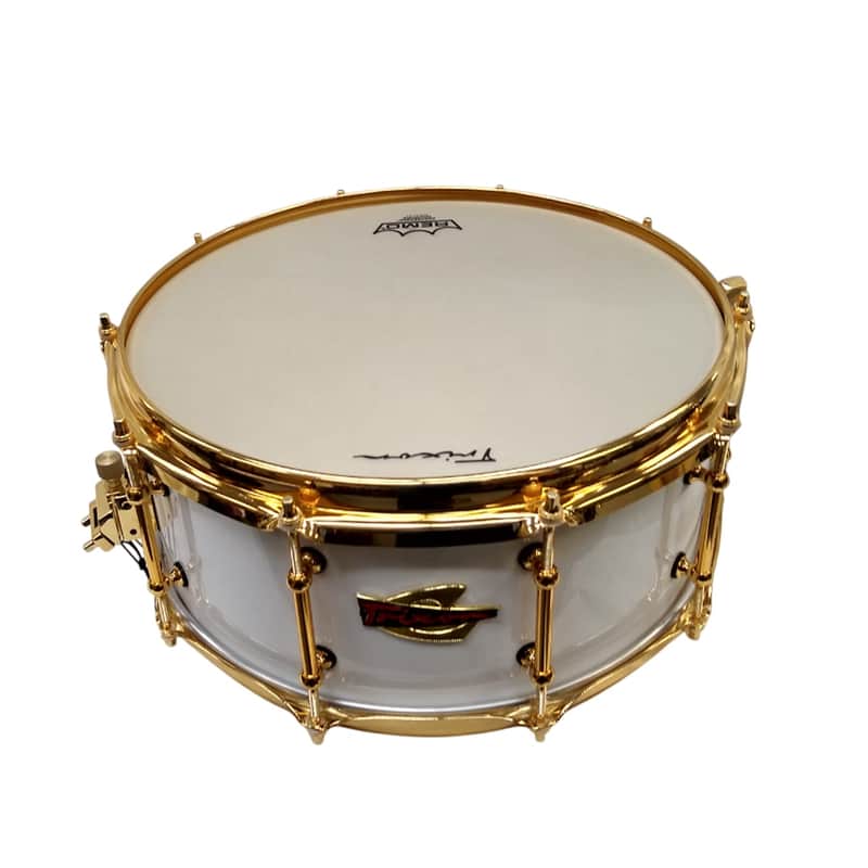 Trixon Concert Gold Series Snare White Lacquer image 1