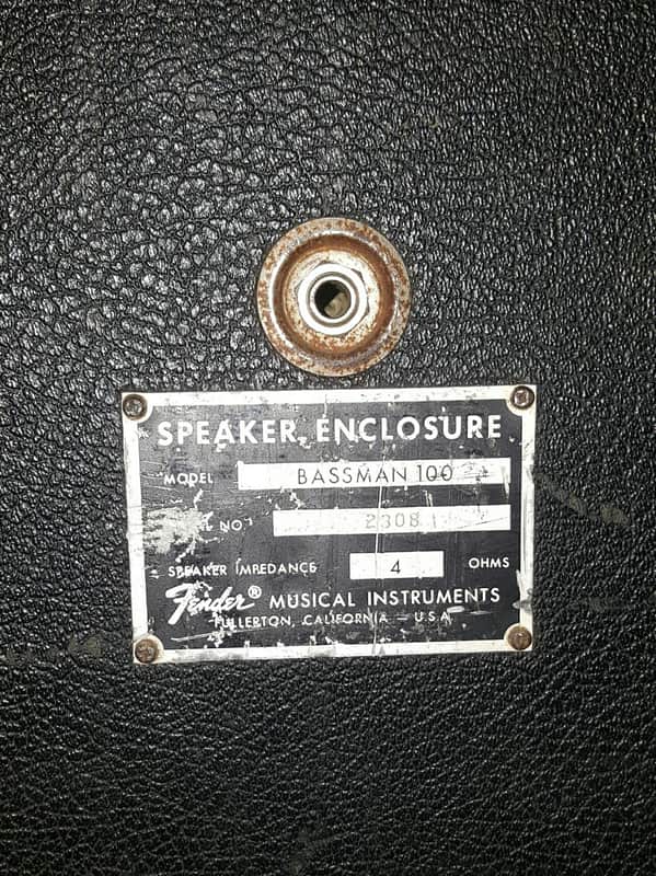 Bassman 100 4x12 Cabinet image 1