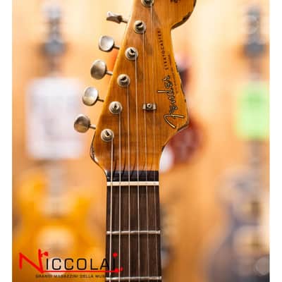 Fender Custom Limited Edition Roasted '60s Stratocaster Super Heavy Relic Aged Lake Placid Blue 3 Color Sunburst image 14