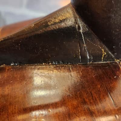 Very Early & Super Cool German Made 1850s-70’s Parlor Acoustic Natural w/ '30s Chipboard Case image 11