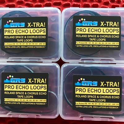 4 Roland Space Echo Tape Loops, 1 Meter Long, GRS X-TRA Brand, Long Life, TL1m