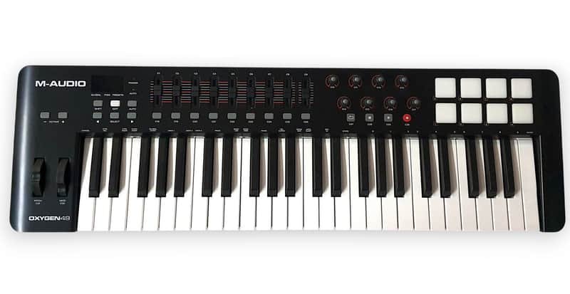 M-Audio Oxygen 49 MKIV MIDI Keyboard Controller 2016 - 2020 - Black image 1