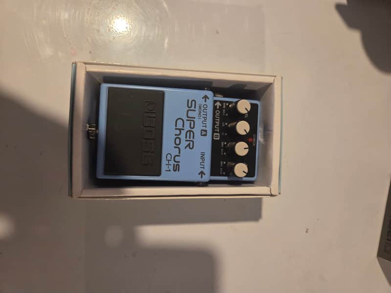 Boss CH-1 Super Chorus (Dark Gray Label) 2001 - Present - Blue image 1