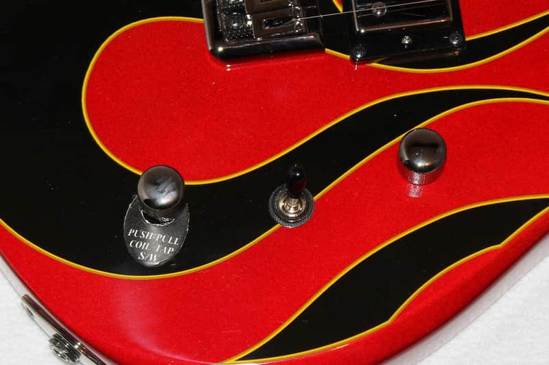 Kramer Pariah Electric Guitar Red & Black Flames | Reverb